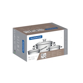 Stainless Steel Cookware Three-Piece Set