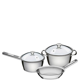 Stainless Steel Cookware Three-Piece Set