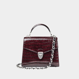 Mayfair&reg; 2 Faux Patent-Croc Midi Crossbody Bag
