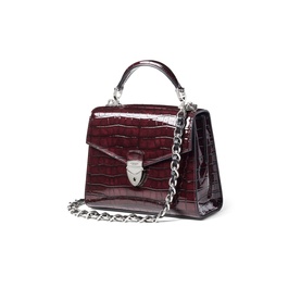 Mayfair&reg; 2 Faux Patent-Croc Midi Crossbody Bag