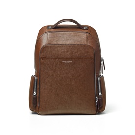 Reporter Pebbled Leather Backpack