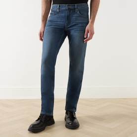 Normandie Mid-Rise Straight Leg Jeans