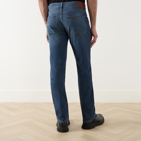 Normandie Mid-Rise Straight Leg Jeans