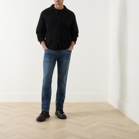 Normandie Mid-Rise Straight Leg Jeans