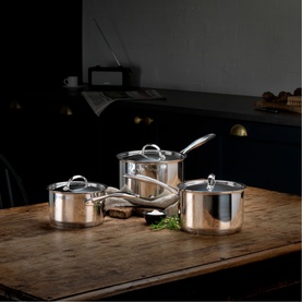 Profile Three-Piece Saucepan Set