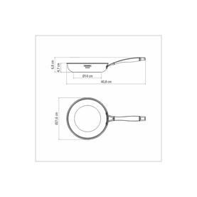 3-Ply Stainless Steel Frying Pan 20cm
