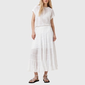 Eva Tiered Flared Skirt