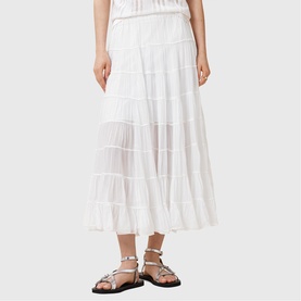 Eva Tiered Flared Skirt