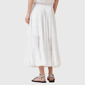 Eva Tiered Flared Skirt