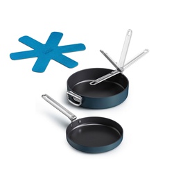 Space Folding Handle 2-Piece Frying Pan Set