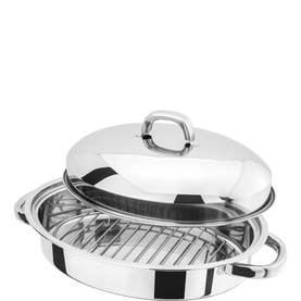 Roasting Pan with Rack and Lid 36cm