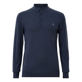 Mode Logo Knit Polo Shirt
