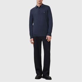 Mode Logo Knit Polo Shirt
