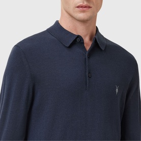 Mode Logo Knit Polo Shirt