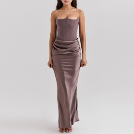 Persephone Strapless Corset Gown