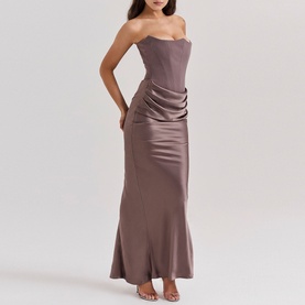 Persephone Strapless Corset Gown