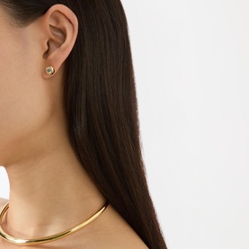 Asterales Molten Stud Earrings