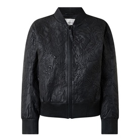 Ferril Leather Bomber Jacket
