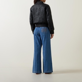 Ferril Leather Bomber Jacket