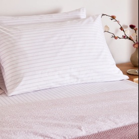 Olivia Striped Pillowcase Set