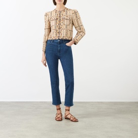 The Pencil Straight Cropped Jeans