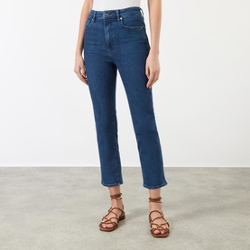 The Pencil Straight Cropped Jeans