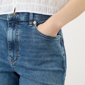 Le Slim Palazzo Wide-Leg Jeans