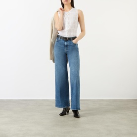 Le Slim Palazzo Wide-Leg Jeans