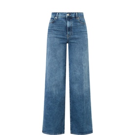 Le Slim Palazzo Wide-Leg Jeans