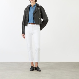 The Pencil Straight Cropped Jeans