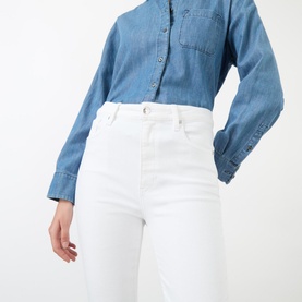 The Pencil Straight Cropped Jeans