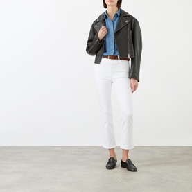 The Pencil Straight Cropped Jeans