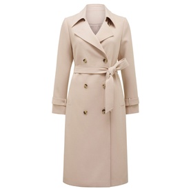 Leanne Crepe Trench Coat