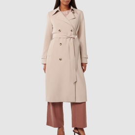 Leanne Crepe Trench Coat