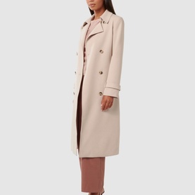 Leanne Crepe Trench Coat