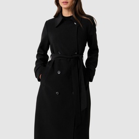 Leanne Double-Breasted Trench Coat