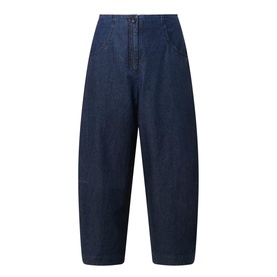 Cropped Straight-Leg Jeans