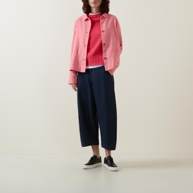 Cropped Straight-Leg Jeans