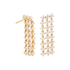 Cosmic Star Statement Drop Earrings