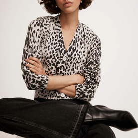 Leopard Print Cardigan