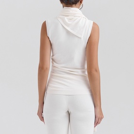 Clementine Draped Tank Top