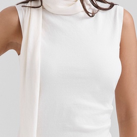 Clementine Draped Tank Top