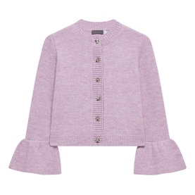 Cropped Knit Cardigan