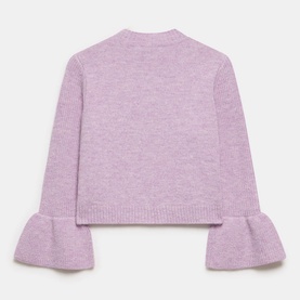 Cropped Knit Cardigan