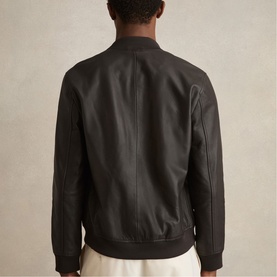 Cast Leather Bomber Jacket