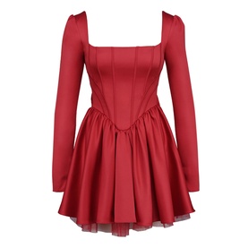 Nina Bow Mini Dress