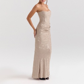 Persephone Strapless Corset Gown