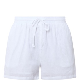 Crinkle Drawstring Shorts