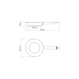 Stainless Steel Frying Pan 20cm