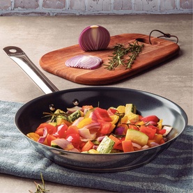 Ceramic-Coated Stainless Steel Frying Pan 26cm